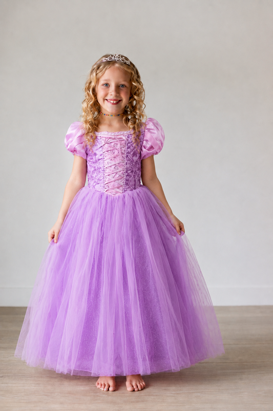Enchanted Rapunzel Gown for Girls