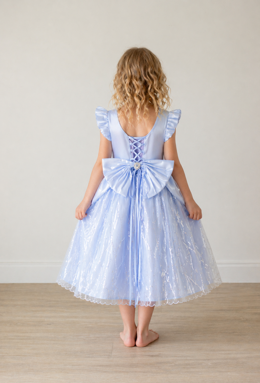 Princess Glass Slipper Dress for Girls