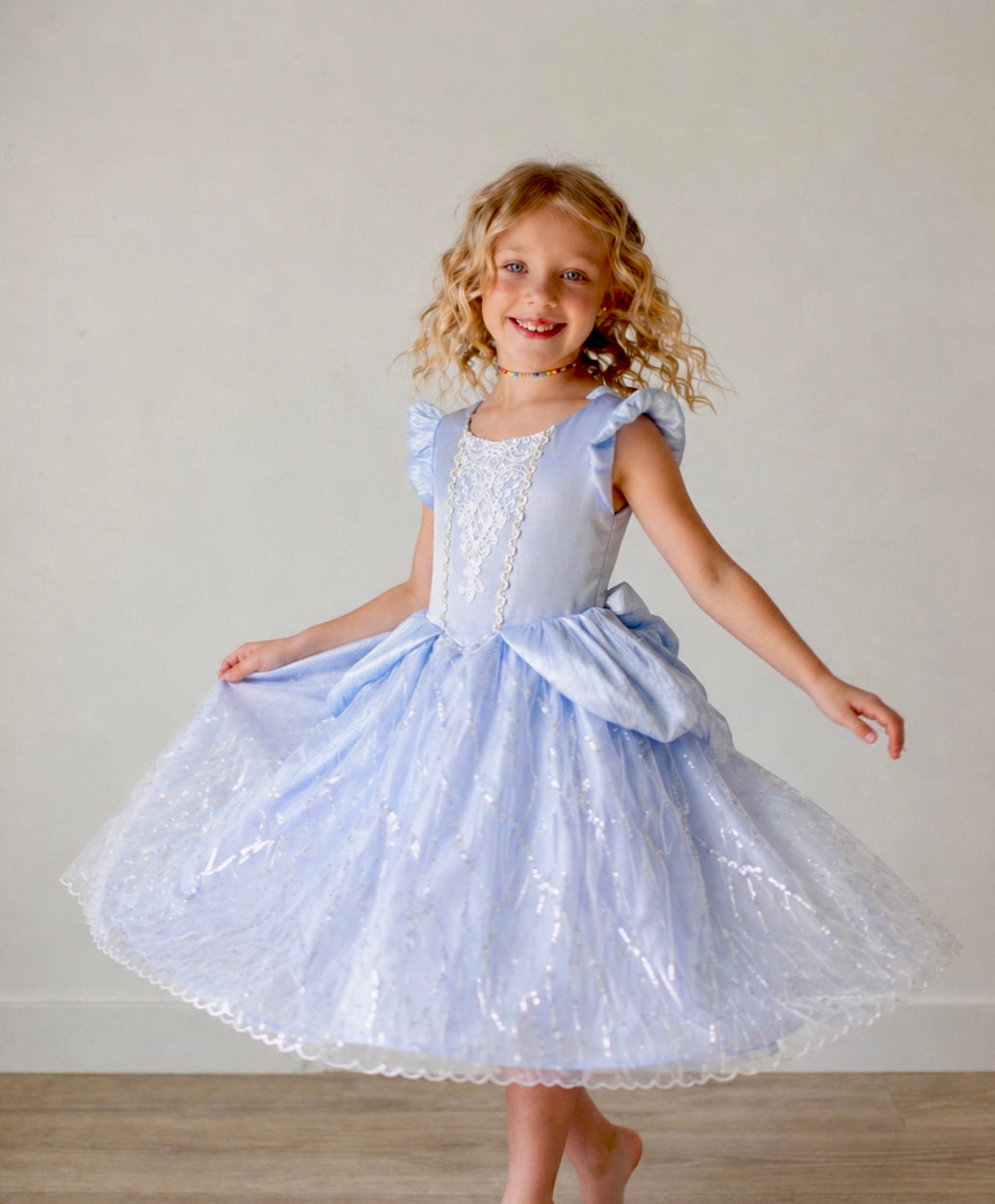 Princess Glass Slipper Dress for Girls