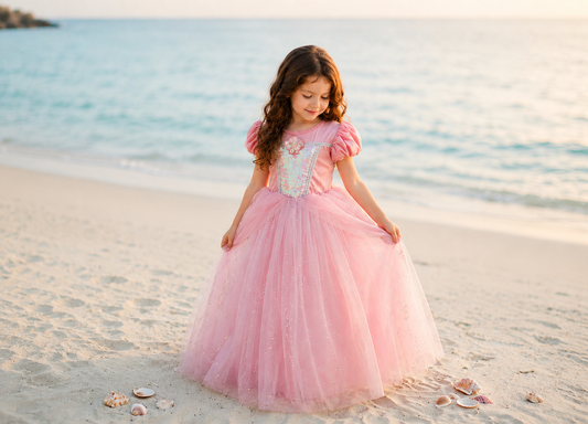 Princess Ariel Seashell Dress for Girls