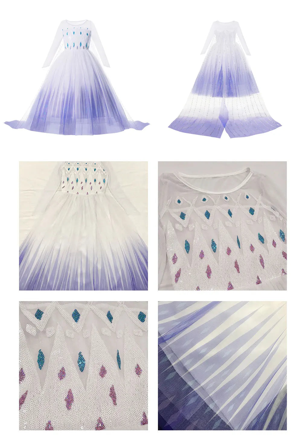 Princess Dress for Girls Snow Queen - Elsa