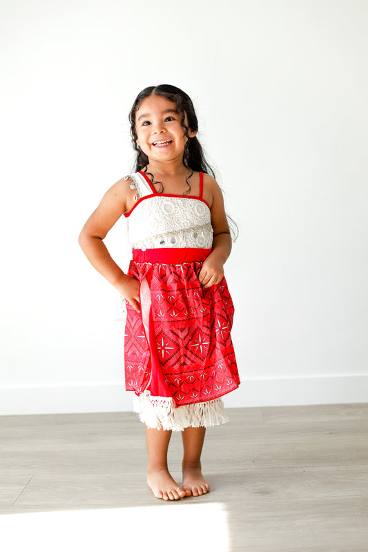 Moana Inspired Princess Dress