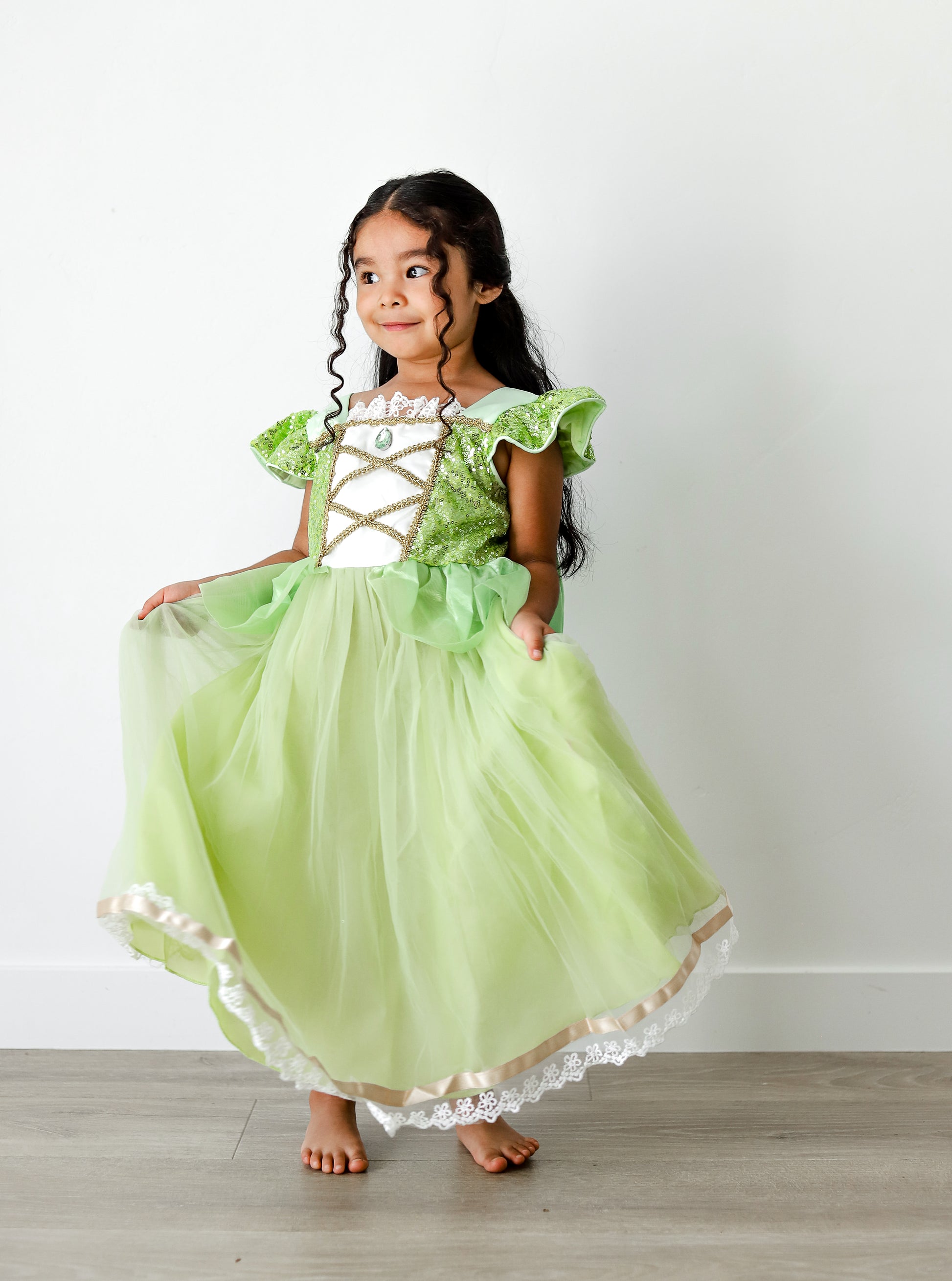 5t green dress LUOGENLI Girls Dresses Size 5T Children Baby Kids Spring Summer Girls Party Dress for Girls Colorful Train Kids Gown Girl Dresses Birthday Party Princess Children Dress Dark Green 18-24 Months