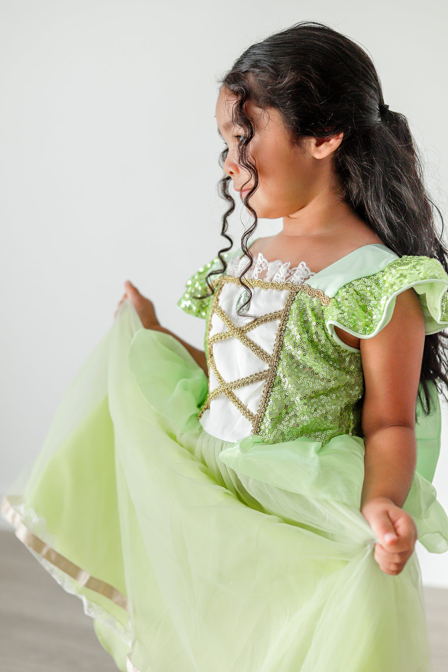 Party Tiana Inspired Princess Dress