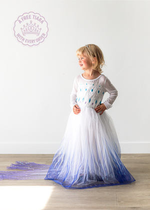 Frozen Inspired Elsa Dress for Girls