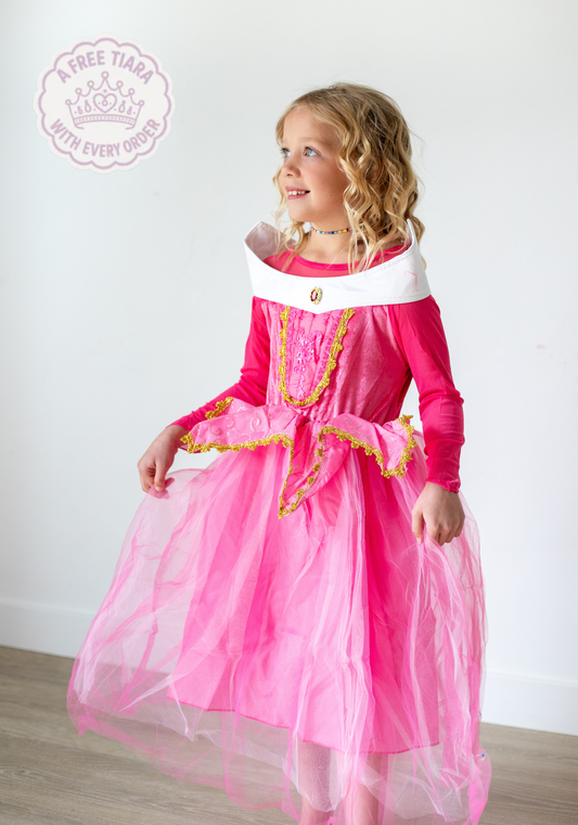 pink dress beach Shimmer Spell Maxi Dress Pink/Gold / M