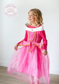 Princess Aurora Dress popped collar